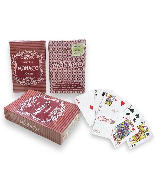 Producto - Cartas Mónaco Póker
