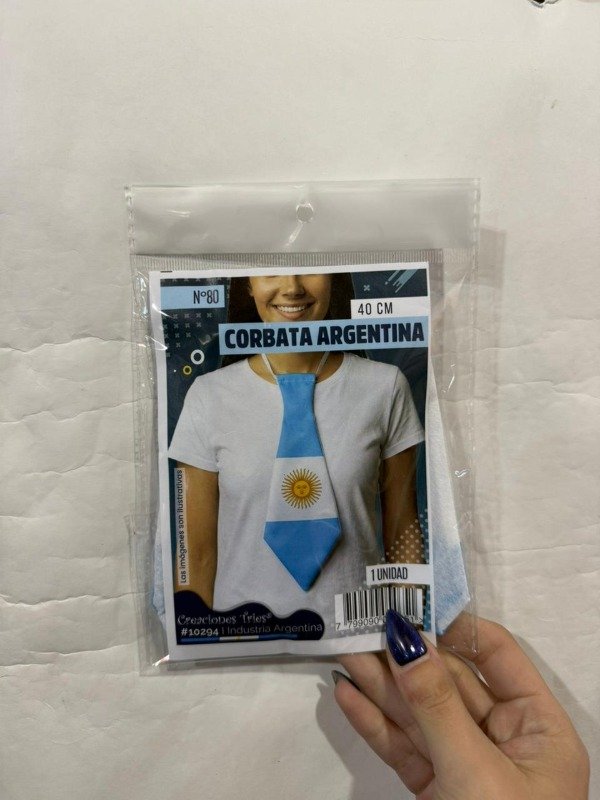 Producto - CORBATA BANDERA ARGENTINA 10294 "MUNDIAL"