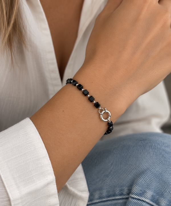 Producto - Pulsera Maxi cubo plata925 - 1