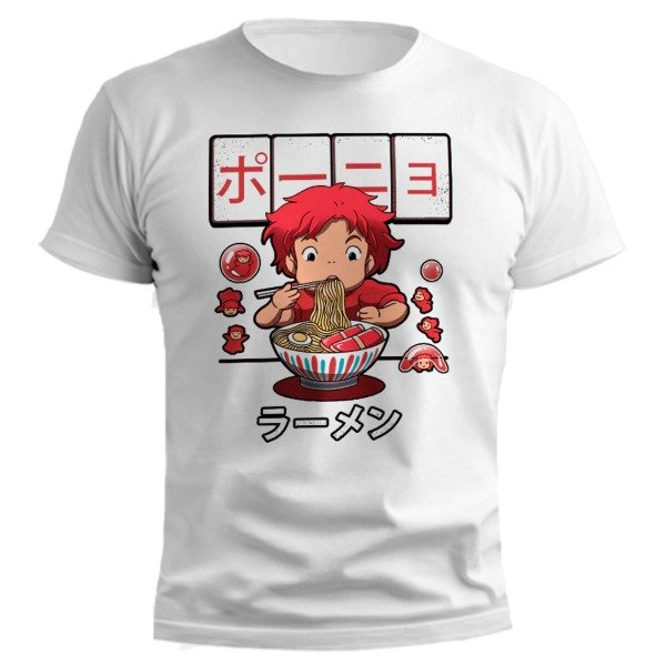 Producto - Remera Ramen Ponyo - Studio Ghibli [Talle XL]
