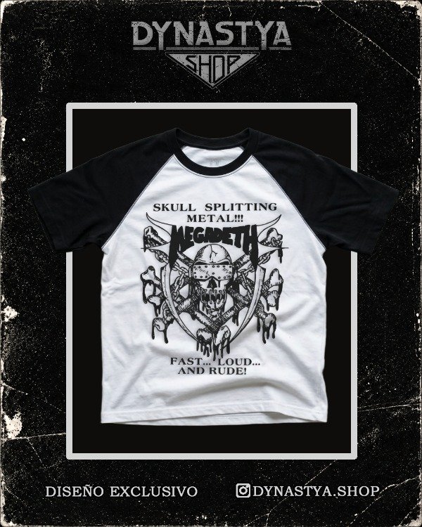Producto - Remera - Megadeth - Replica oldschool