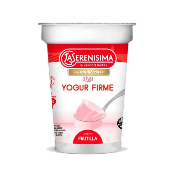 Producto - Yogur firme frutilla - La Serenísima 190gr.