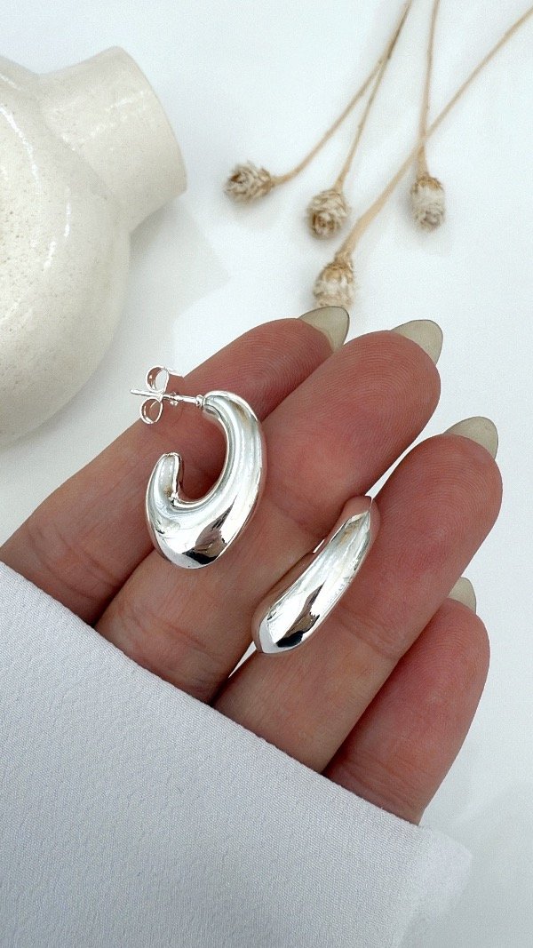 Producto - Pasantes Carter lisas 2,5cm ACERO BLANCO