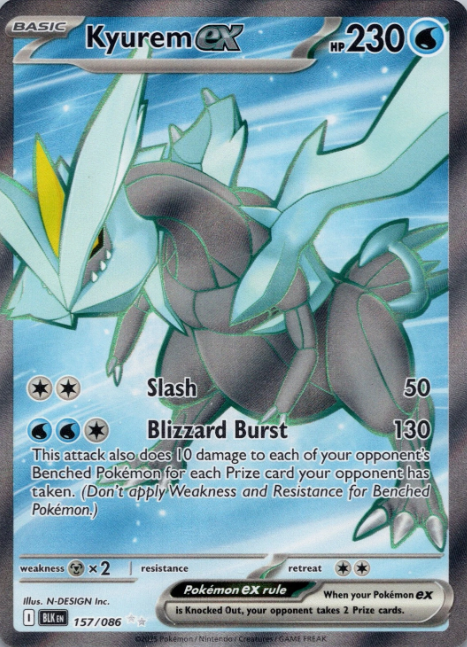 Producto - Kyurem ex - 157/086 - Black Bolt - Holo
