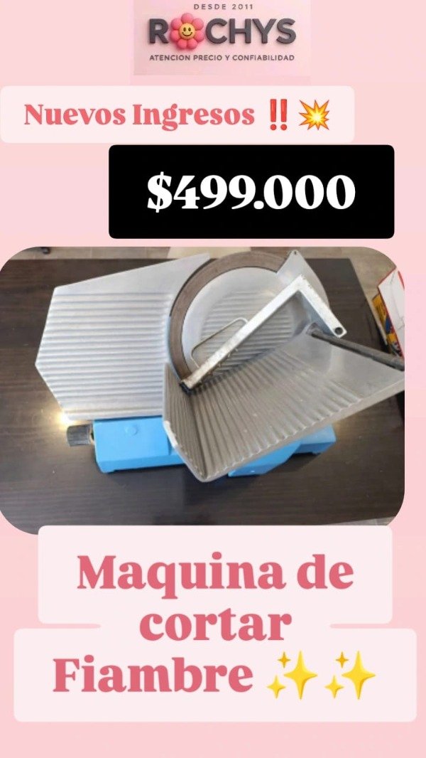 Producto - MAQUINA DE CORTAR FIAMBRE