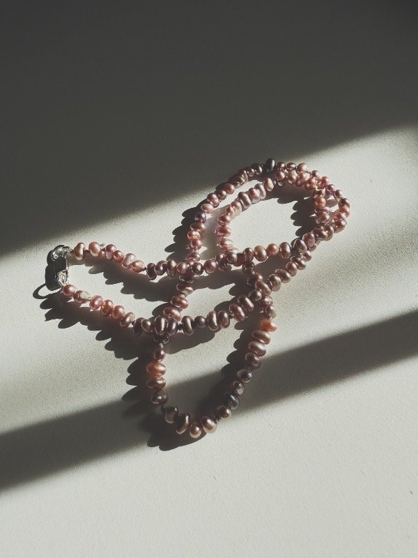 Producto - Collar Mizu perlas rosé lavender