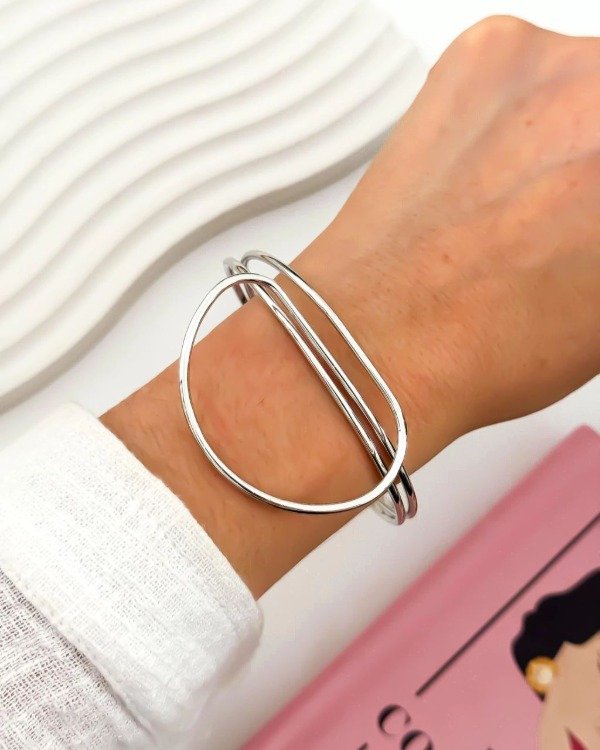 Producto - Brazalete Lara Plateado