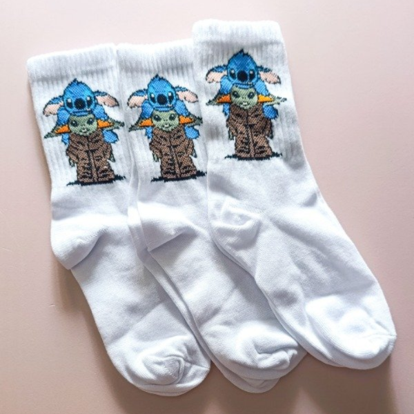 Producto - MEDIAS TENNIS BABY YODA STITCH - 1