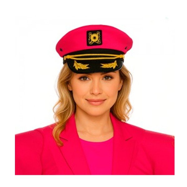 Producto - Gorro Capitan Rosa Neon - 0
