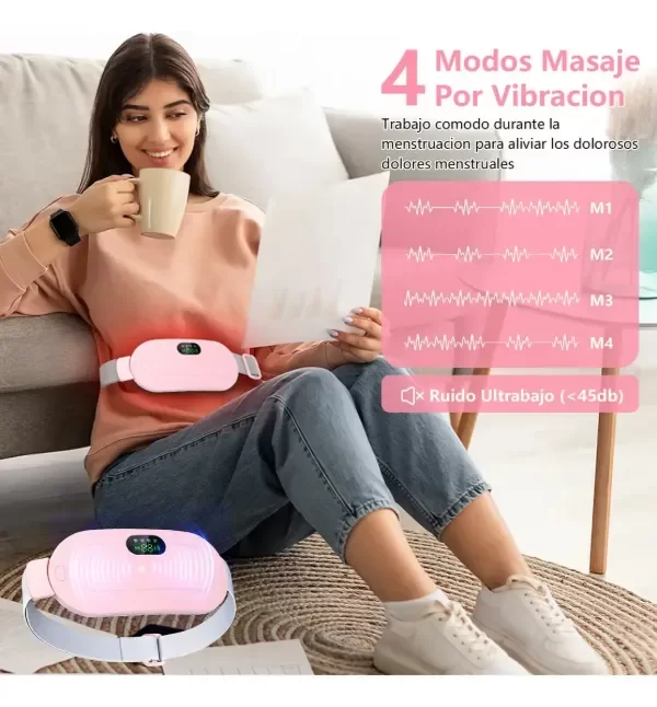 Producto - Cinturón Masajeador térmico recargable Ideal para alivio menstrual lumbar - 2