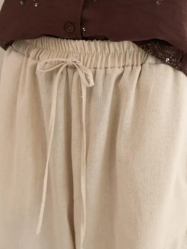 Producto - Pantalón Priscila C (Lino Sastrero) Choco - 2