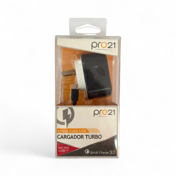 Producto - CARGADOR COMPLETO MICRO USB PRO21
