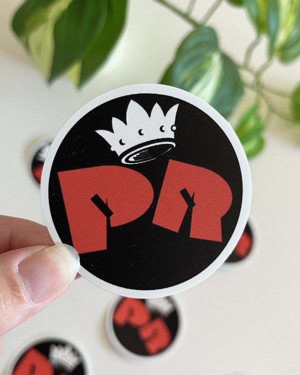 Producto - Sticker Blanco UV - Patricio Rey