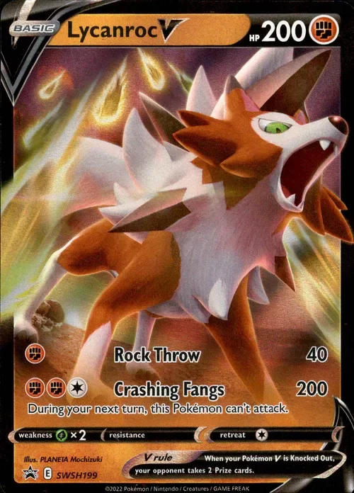 Producto - Lycanroc V - SWSH199 - Sword and Shield Promo