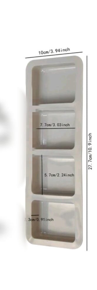 Producto - Molde rectangular x4 - 1