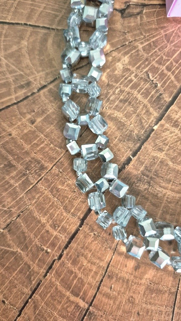 Producto - Collar Cubico Plata - 8