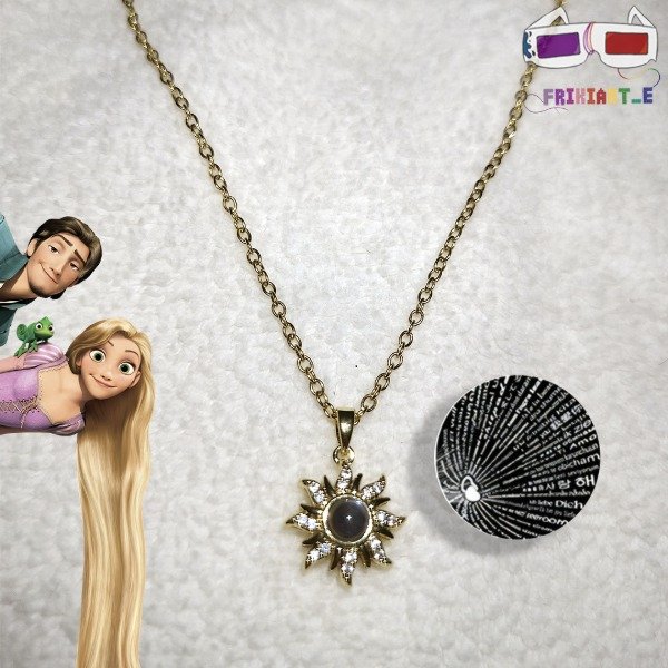 Producto - Collar Sol (Te amo en 100 idiomas)