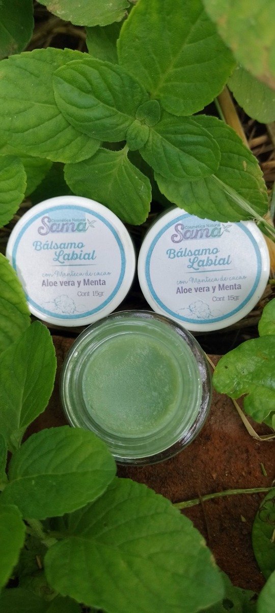 Producto - Balsamo labial Manteca de cacao, Aloe y Menta