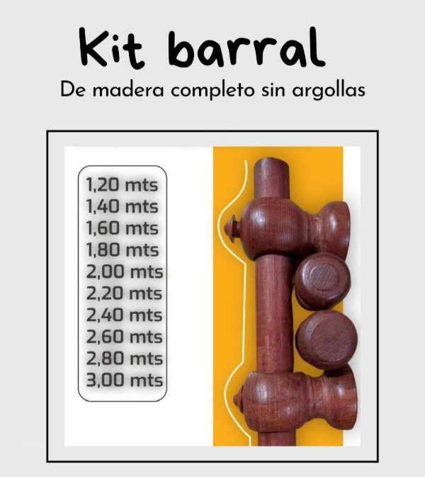 Producto - BARRALES CORTINA MADERA