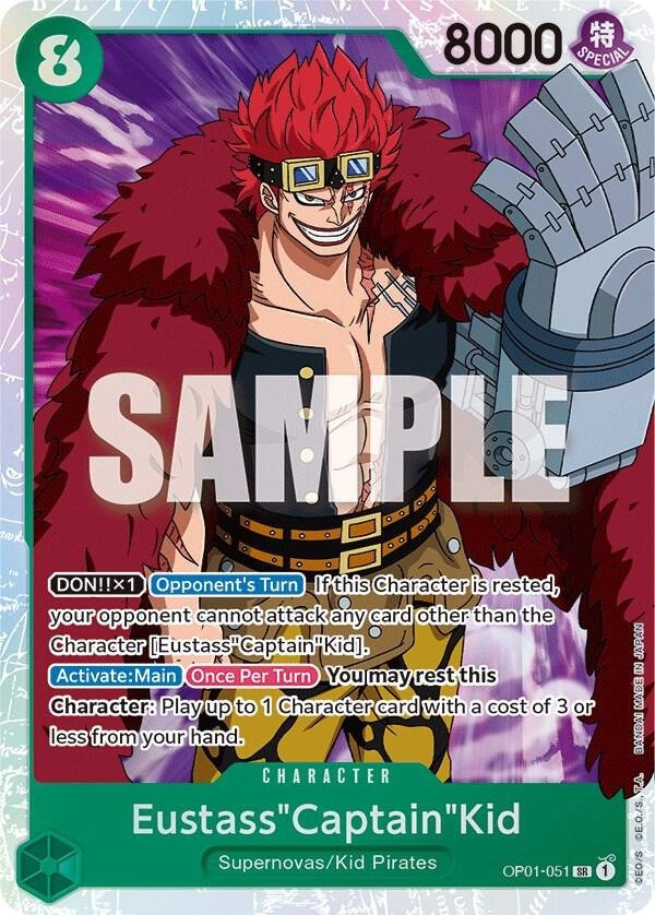 Producto - Eustass "Captain" Kid OP01-051