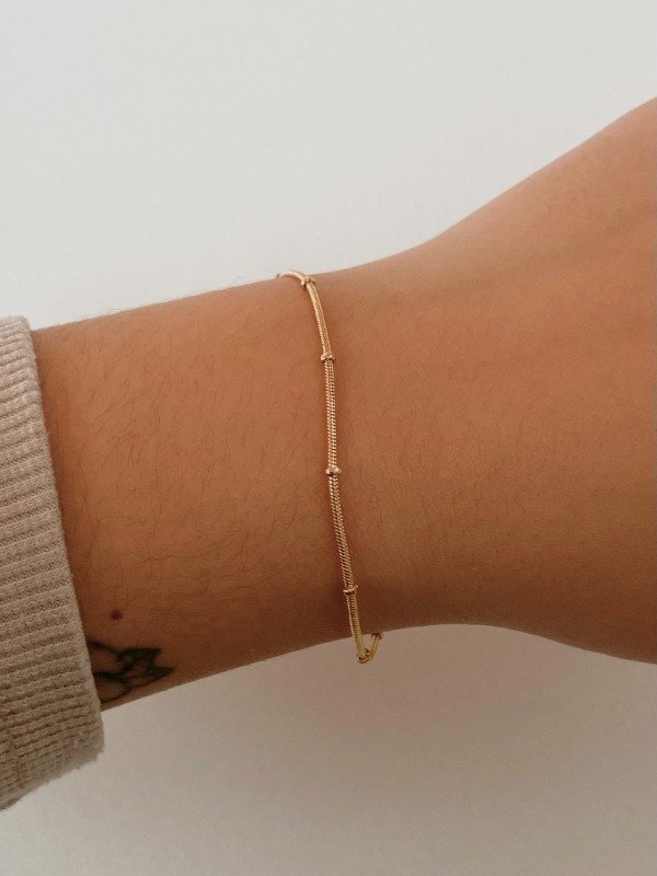 Producto - Pulsera Min Enchapada en oro