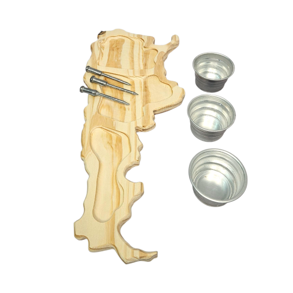 Producto - Tabla Argentina + 3 Cuencos + 3 Pinches