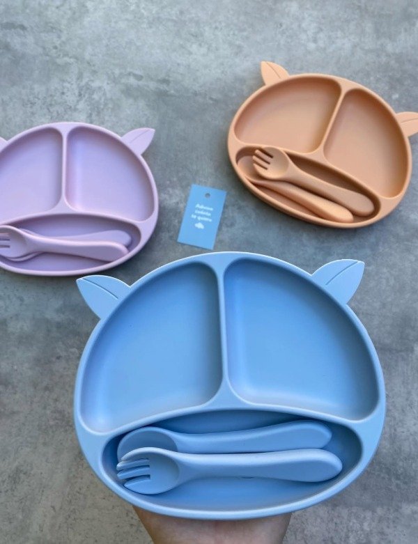 Producto - SET DE CUBIERTOS SILICONA 3PCS CIERVO