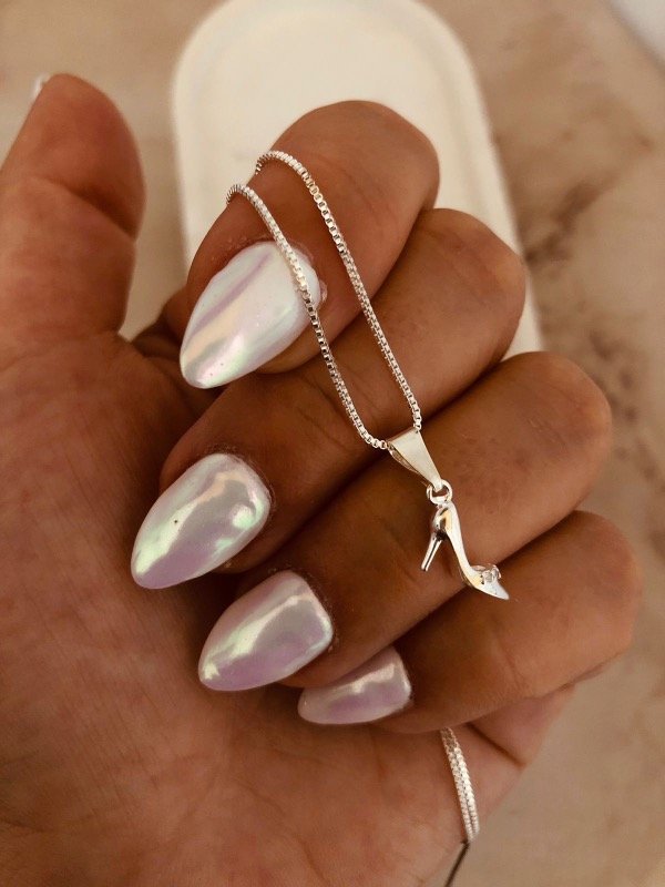 Producto - Conjunto Zapato de cenicienta micropave Plata 925