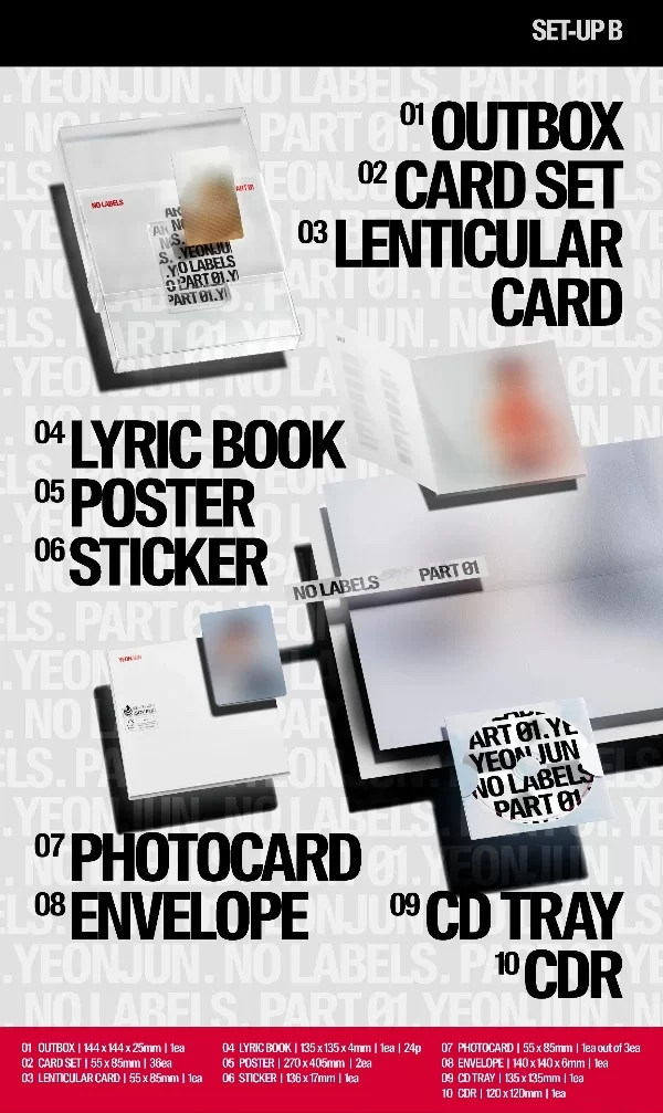 Producto - YEONJUN (TXT) - No Labels: Part 01 (Set-Up B ver.)