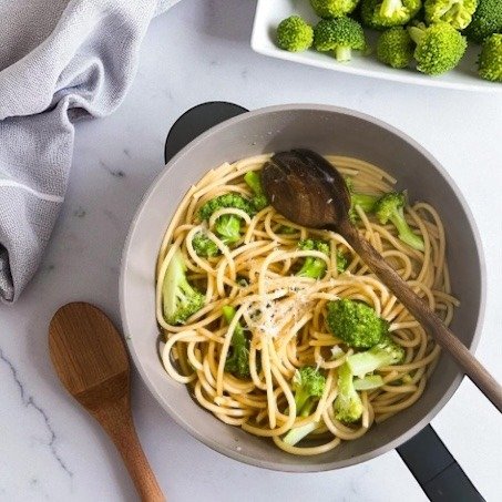 Producto - Spaghetti con Brócoli y crema de verdeo