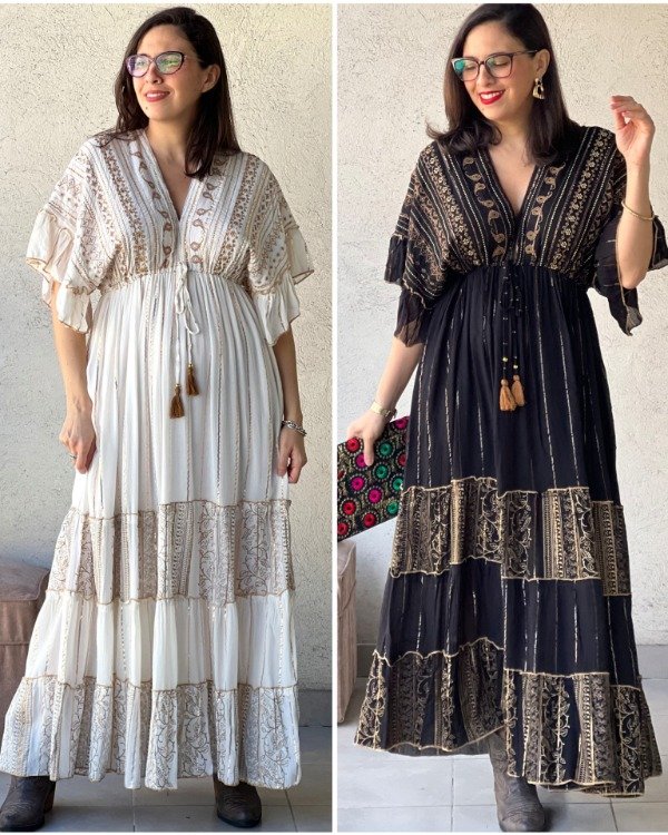 Producto - Folk Espalda Abierta con Lurex M a XL