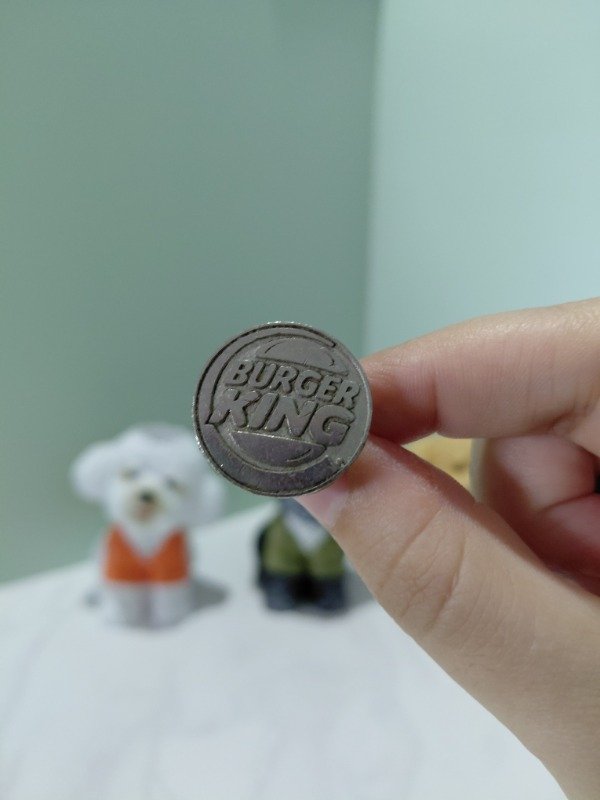 Producto - Pin metalizado - Chapa Burger King de colección #3118