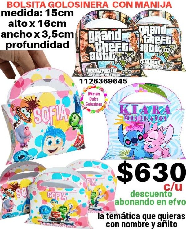 Producto - Bolsita personalizada con manija