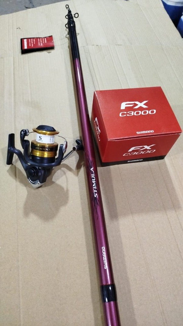 Producto - COMBO SHIMANO! TELESCOPICA STIMULA 4,20 + REEL FX3000