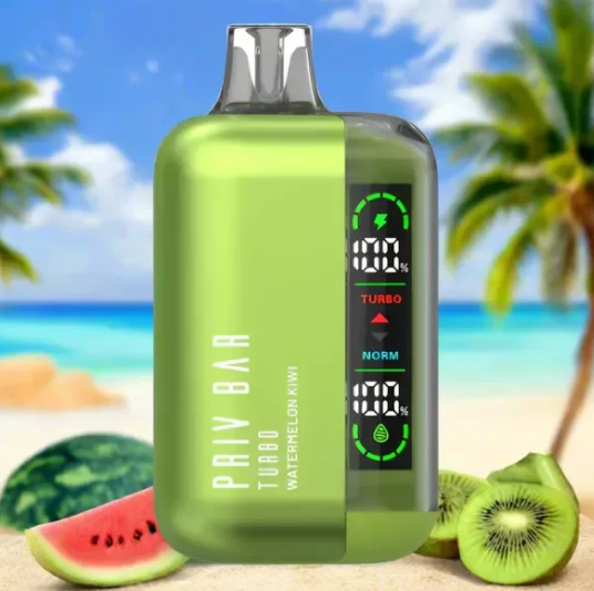 Producto - PRIV BAR 15 TURBO MIL PUFFS WATERMELON KIWI