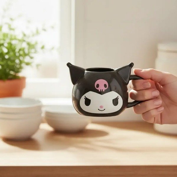 Producto - Taza Ceramica 3D Original Sanrio Kuromi - 4