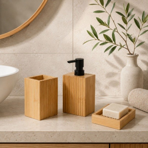 Producto - Set x3 Baño Wood