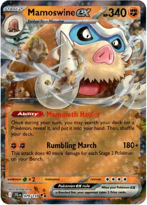 Producto - Mamoswine ex - 079/159 - Journey Together - Holo