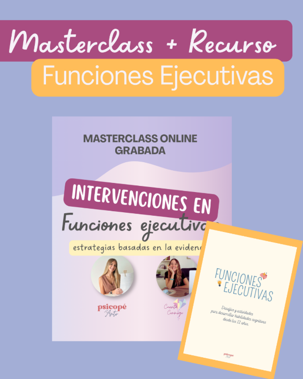 Producto - Masterclass Funciones Ejecutivas + Material imprimible FFEE