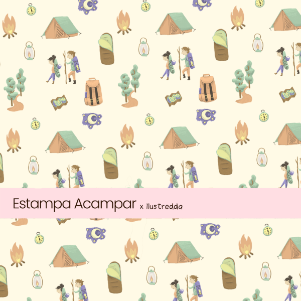 Producto - Estampa Acampar