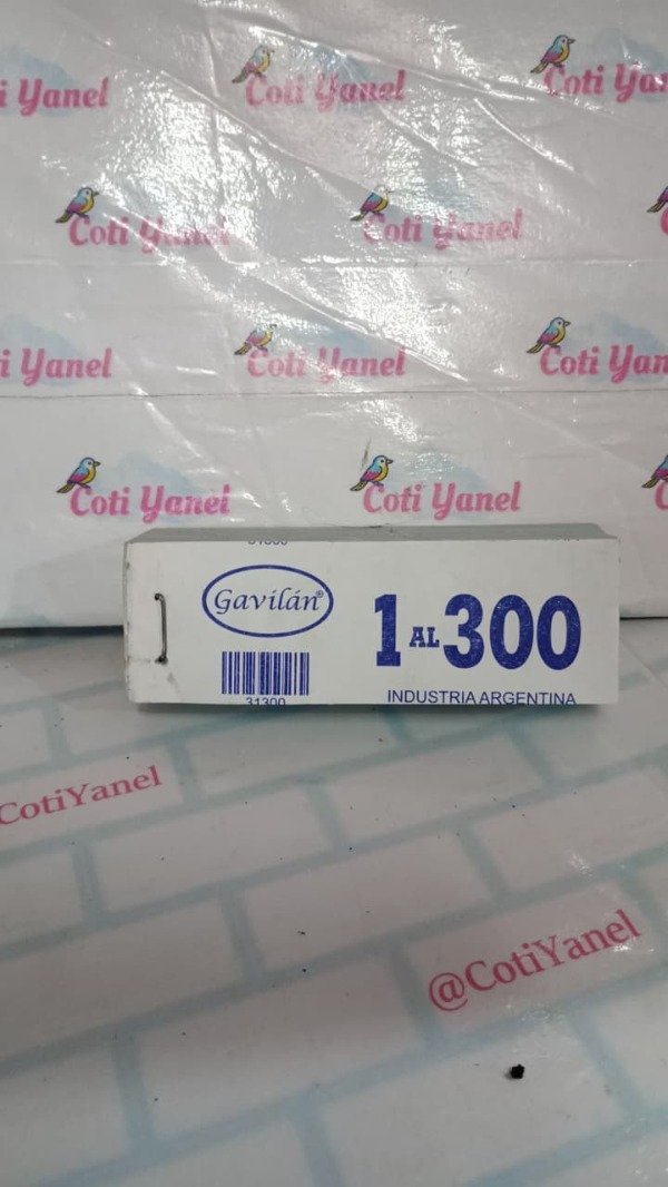 Producto - Talonario 1-300