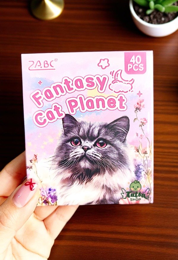 Producto - Pack de 40 Stickers Fantasy Cat Planet