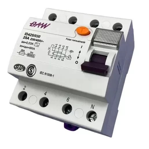 Producto - Disyuntor 4X25A 30mA BAW