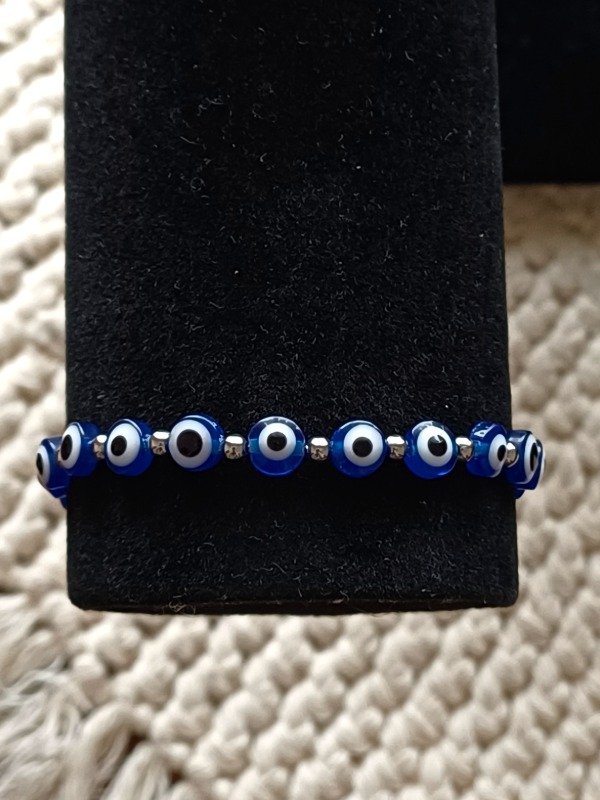 Producto - Pulsera ojos turcos azul