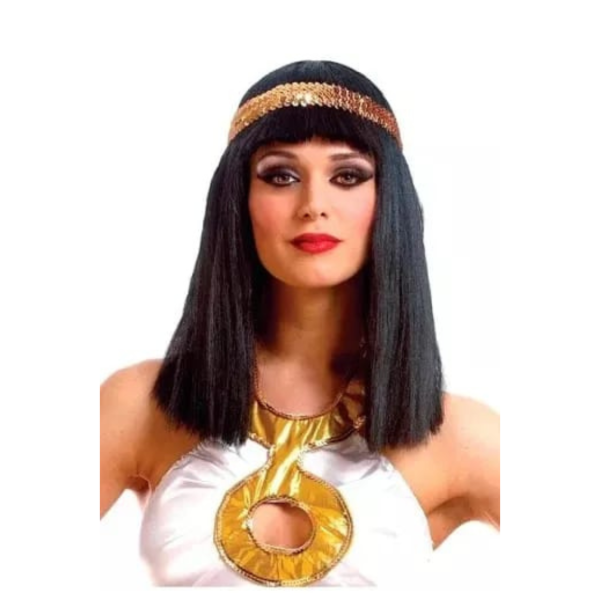 Producto - Peluca Cleopatra (incluye vincha)