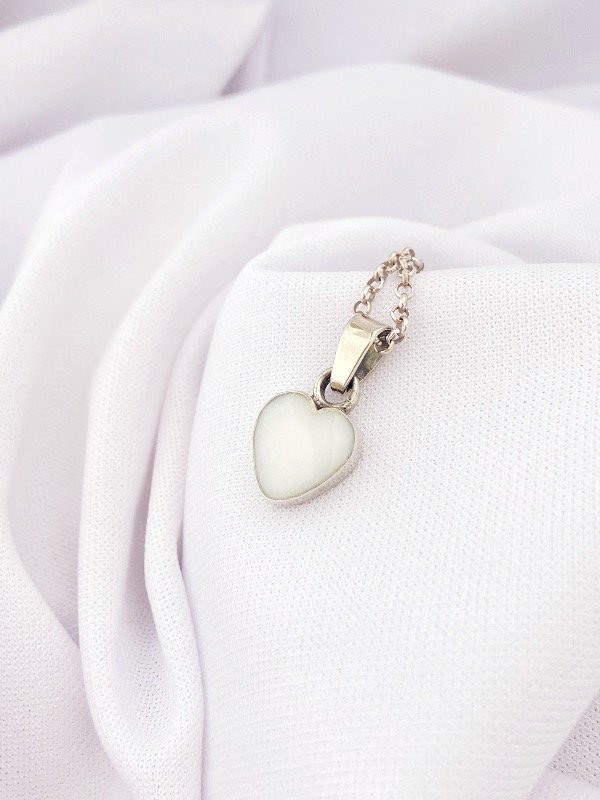 Producto - Cendra - kit mini corazón en plata 925 para cenizas de cremacion