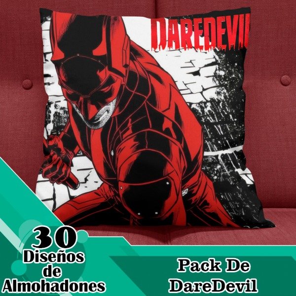 Producto - Diseños Digitales / Plantillas Para Almohadones De DareDevil