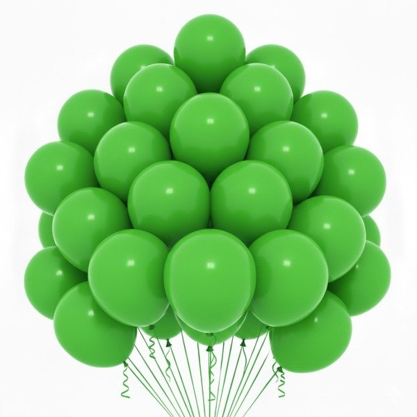 Producto - 25 Globos Perlados Verdes 12 Pulgadas