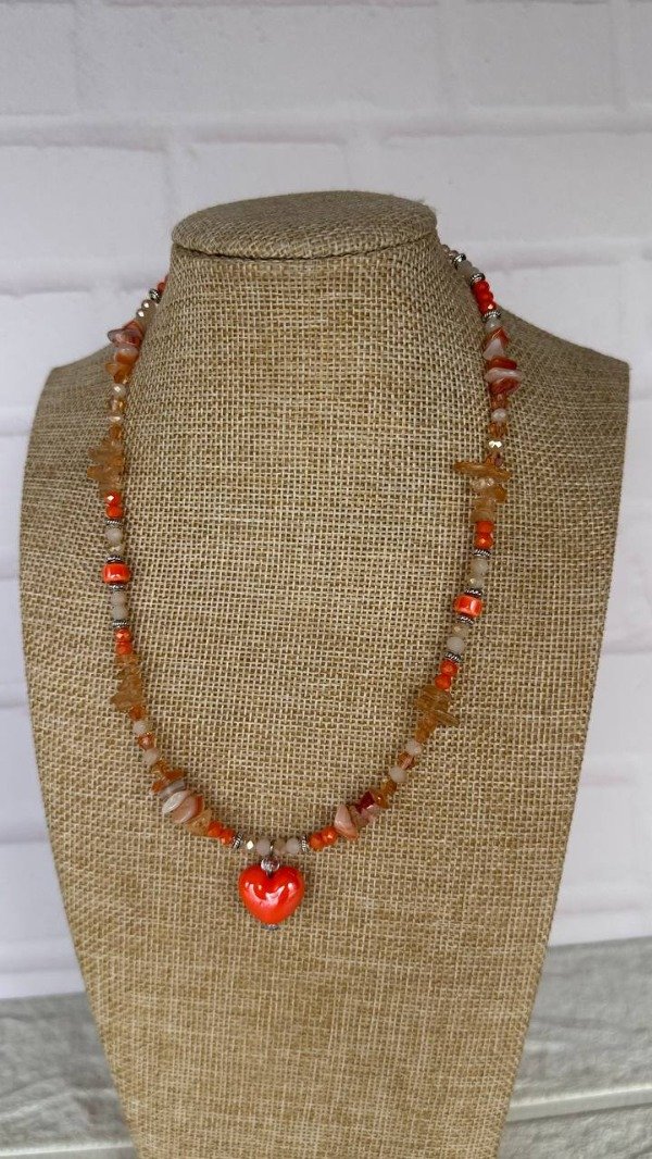 Producto - COLLAR HALIA NARANJA