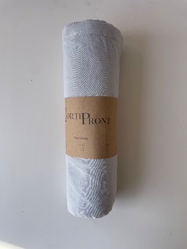 Producto - Mantel Tusor Liso Gris